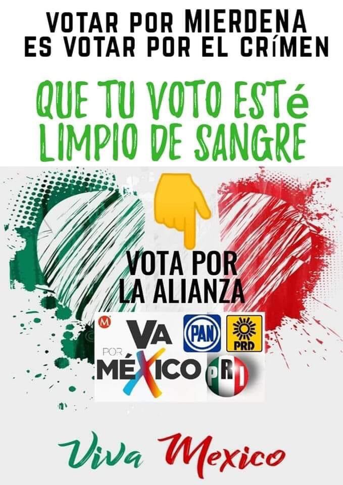 ISELALONGORIAM2's tweet photo. @Reforma Las encuestas no votan vamos a salir a votar masivamente 👊 https://t.co/XZICZl3fT4