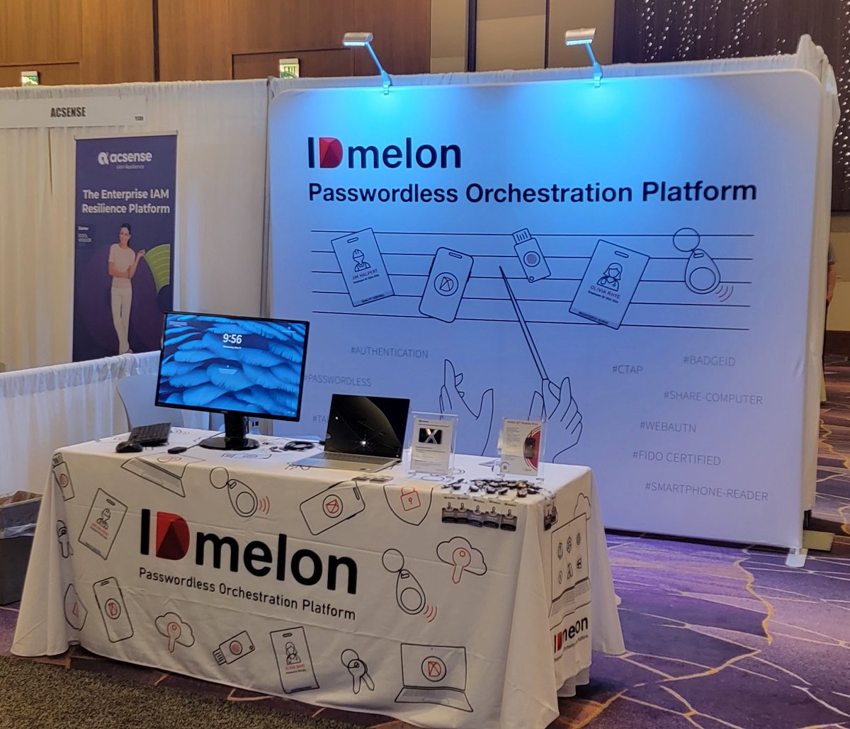 IDmelonTech's tweet photo. Attending #Identiverse?
We're excited to be featuring our latest innovations. Stop by #IDmelon booth #1132 to see demos of our phishing-resistant #passwordless #authentication solutions.
#identiverse2023 #FIDO #FIDO2 #Microsoft #AzureAD #security https://t.co/h6FUde7mXm