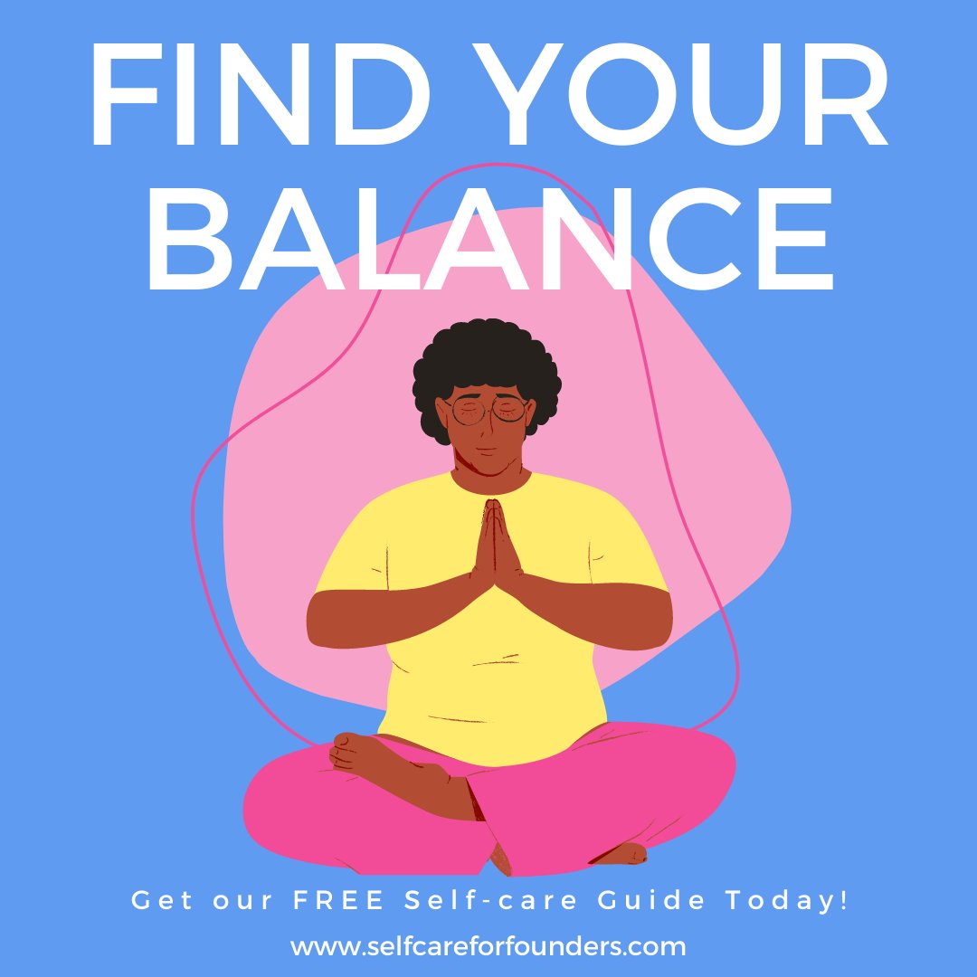 Finding balance is key to a fulfilling life. We're here to help you along the way! ✨🌸

Access our FREE self-care guide today at selfcareforfounders.com

#FindYourBalance #SelfCare #Wellbeing #SelfCareForFounders #FreeGuide