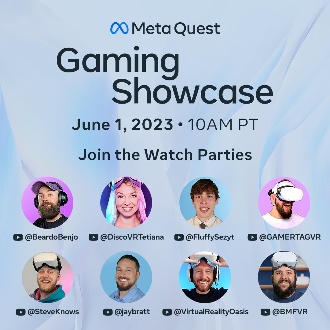 Meta Quest Gaming Showcase watch party, anyone? 🍿