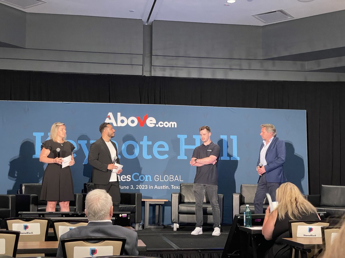 CNicReseller's tweet image. Hope you enjoyed Mirco Pyrtek&apos;s keynote at #NamesCon2023! We loved sharing insights on leveraging Data &amp;amp; AI in the domain industry. Thanks for joining us. Come visit our booth if you have any questions or feedbacks! #Data #AI #Domains #CentralNic