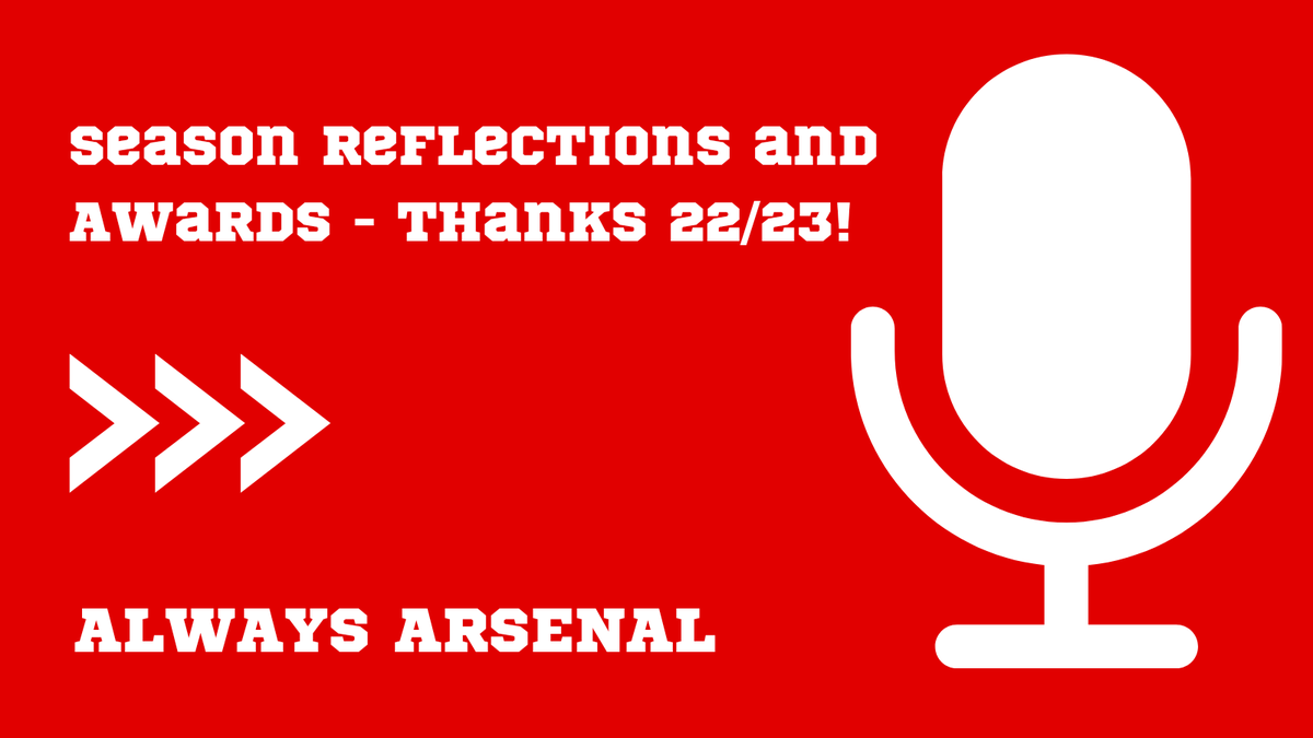 htofootball's tweet photo. NEW EP 🎙

Season reflections and awards - thank you 2022/23! ❤️

With @atimafc + @tcw_arsenal 

- best goal, player and moment 🏆
- a season that gave so much 🙌
- proud Gooners 👍

#Arsenal #AFC #AlwaysArsenal 

Listen here 👇

https://t.co/NVJOMtsdVC

https://t.co/hgKqhqNbr0 https://t.co/YZrbenclnR