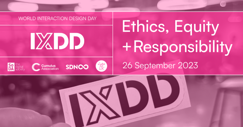 IxDA's tweet photo. Our 2023 theme is inspired by the @IxDA community. Now, as we open the platform for this year’s events, we’re excited to see how these themes shape your design practice.
Find everything you need at https://t.co/TwekhHt28K
#ixdd #ixda #interactiondesign #interactiondesignday