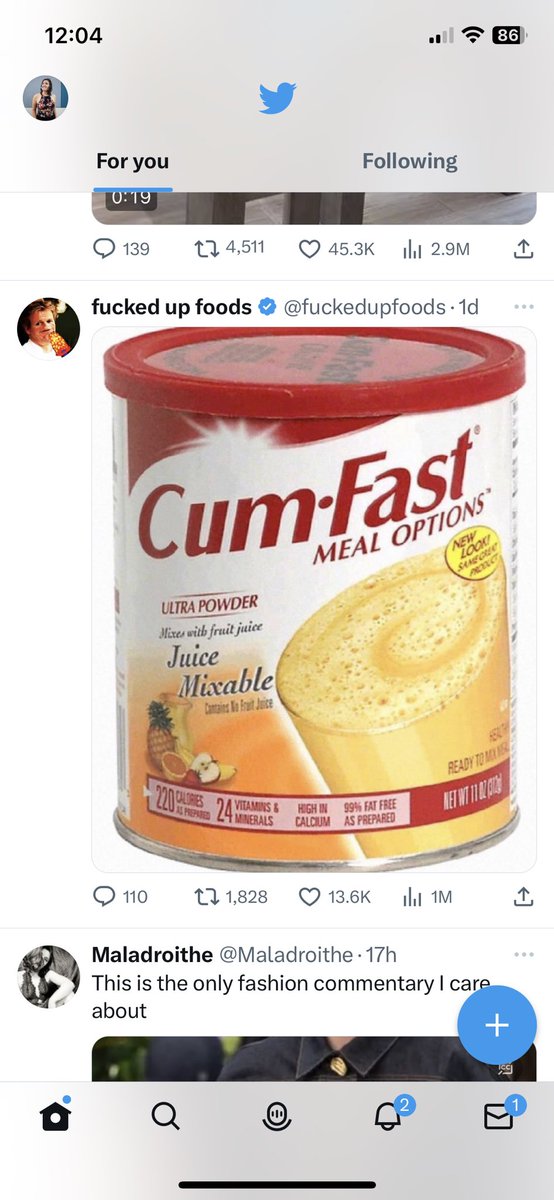 KathrynKvas's tweet photo. I do not follow this account and yet…AND YET EVERYDAY I see multiple posts from them about cum. Why?! I did not ask for this I’m pretty sure?! @elonmusk wtf are you doing?! https://t.co/ugCzwc9ePO