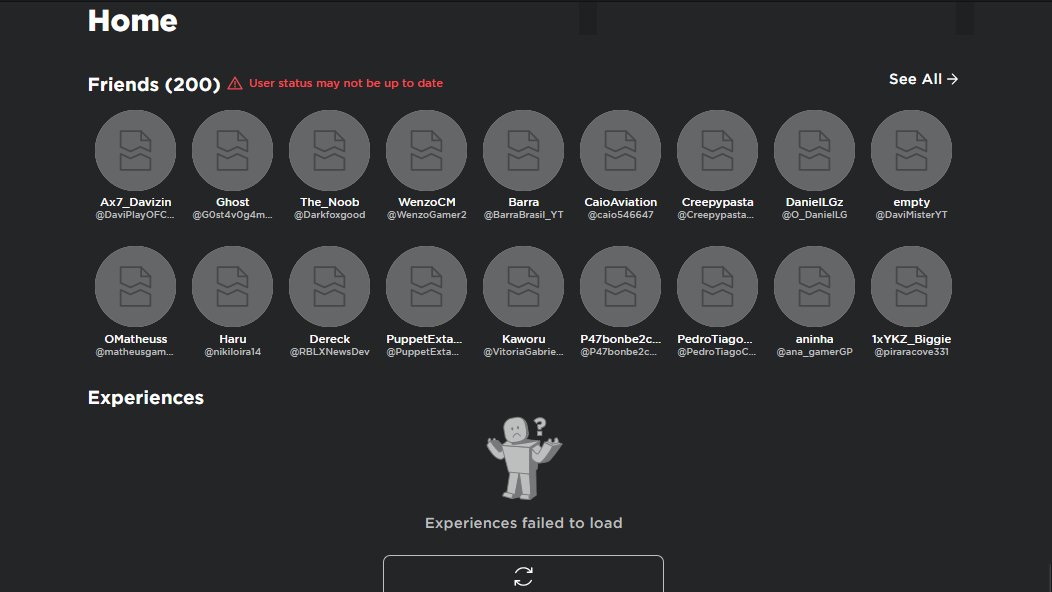 RTC em português  on X: ⚠️: O Roblox está passando por problemas em  diversas áreas. Já foi informado no  que os  funcionários estão cientes e investigando o problema.   /