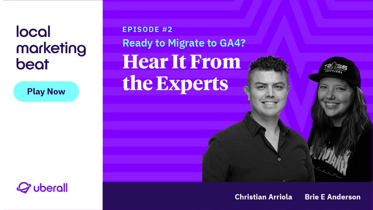 Grab your popcorn for Ep. #2 of The Local Marketing Beat! 🍿 This month’s episode is all about the migration to #GA4, featuring @brie_e_anderson ➡️ youtu.be/GHnHecfzl1M #locationmarketing #googleanalytics #google #marketingpodcast