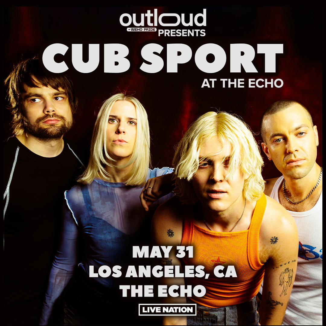 Get ready for Pride month TONIGHT with Cub Sport and guest Caroline Loveglow! 🤘 🌈 
Doors 7pm / Show 8pm

Tickets and more info ➡️ livemu.sc/3IP1VE1

<a href="/cubsportmusic/">Cub Sport</a> <a href="/CLoveglow/">CAROLINE LOVEGLOW</a> <a href="/WeAre_OUTLOUD/">OUTLOUD</a>