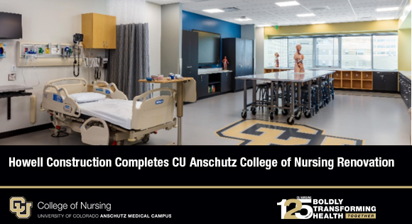 NursingCU's tweet photo. We are excited to share the recent renovation of one of our spaces at @CUAnschutz Campus that Howell Construction completed by providing an 11-hospital-bed simulation space. 🏥 More: https://t.co/ta6rQ68JCp #CUNursing #HowellConstruction #MedicalSimulation #HealthcareEducation🩺 https://t.co/M6fOvkjBAi