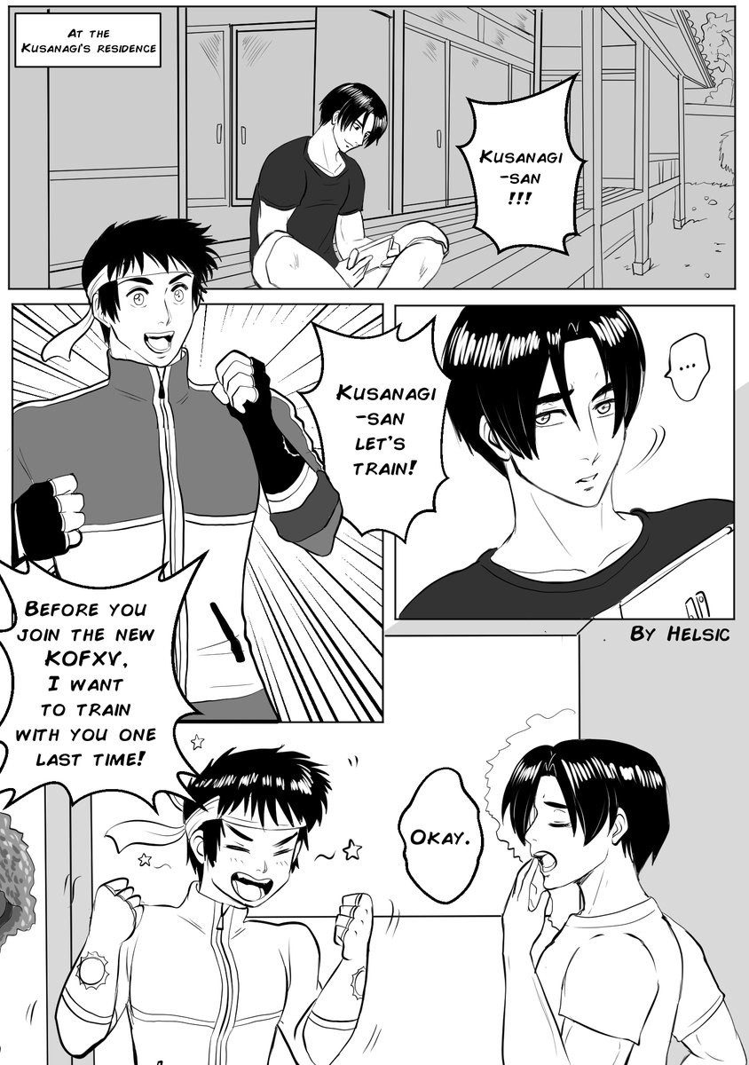 helsic's tweet image. While I was thinking about the 'training' theme for #Shingoweek I got an idea and wrote down a script for a comic!!! I don't know if I can finish it before the deadline, but I want to develop this idea of Shingo knowing Yazakani techniques after his time travel adventure!