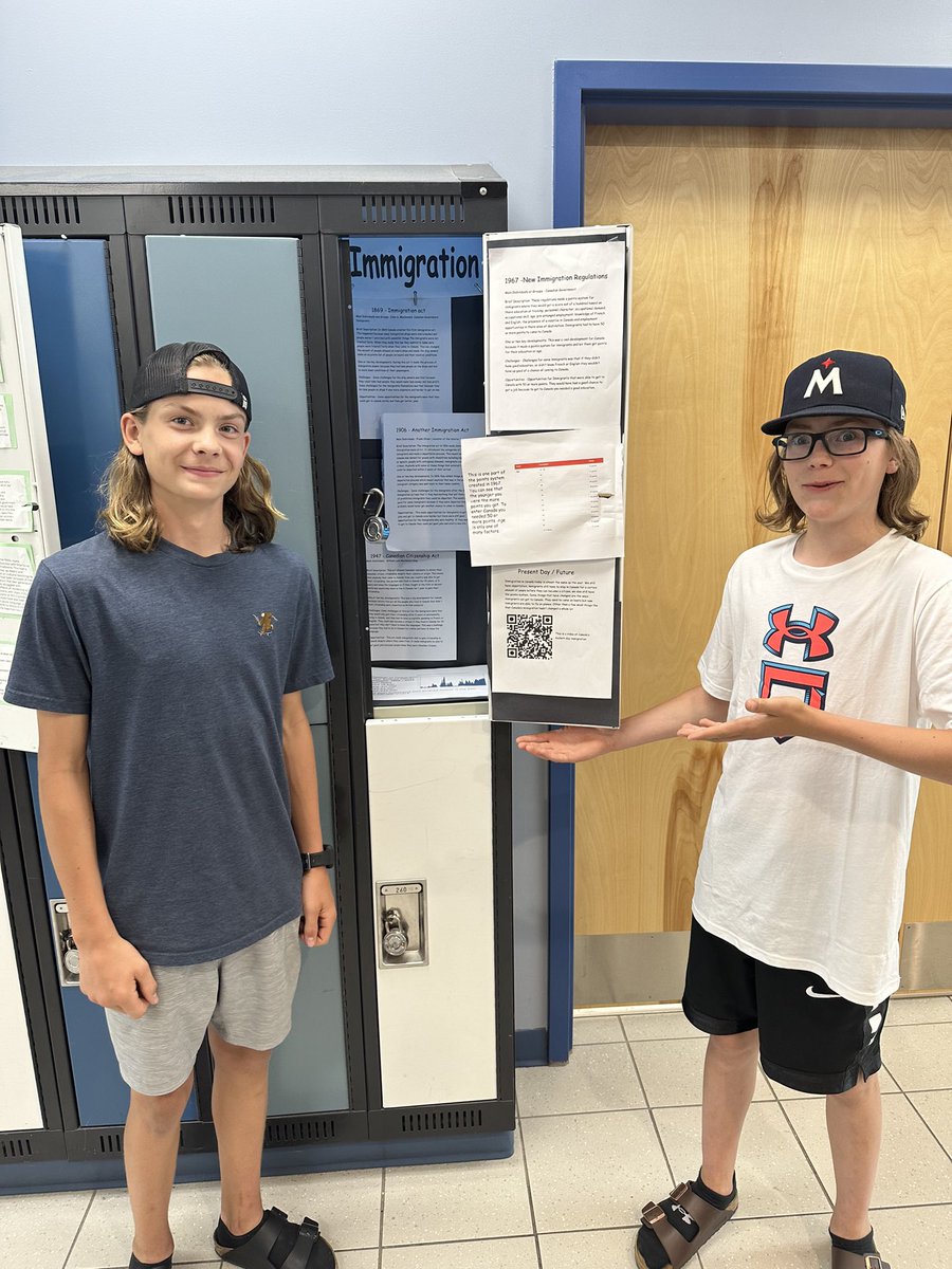 Our Grade 7 Canadian Museum Exhibit night was a huge success! We want to thank all of our students for their effort and hardwork on these locker projects over the last couple of weeks! Miss Werre, Mr. Kletzel, and Mr. Pettipas are very proud. Great job! #WeAreMHCBE