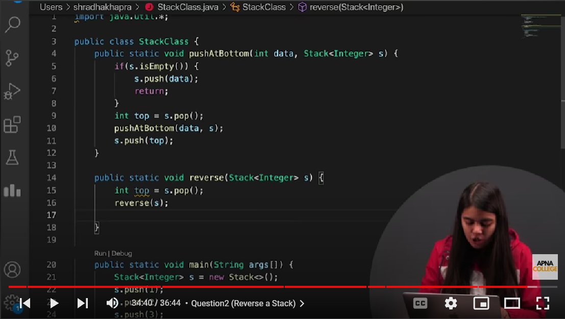 RishiGu50970814's tweet photo. #100DaysOfCode 

Day: 10
Topic: Learning Stack 
As for today, I completed stacks from the course provided by Apna College on YouTube.I would like to thank Shradha Khapra and @AmanDhattarwal  for such excellent content.

#CodeProgress #CodeMotivation #ProgrammingJourney #coding https://t.co/Ucg36owPy8