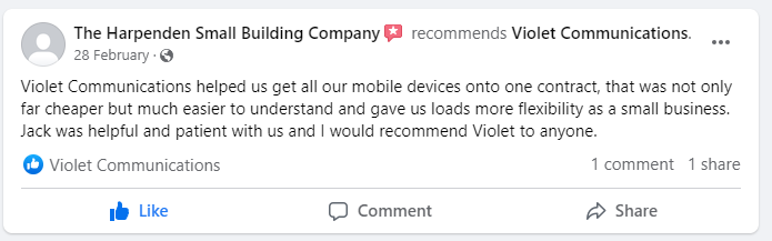Always nice to see a review from another local business!

#review #recommendation #localbusiness