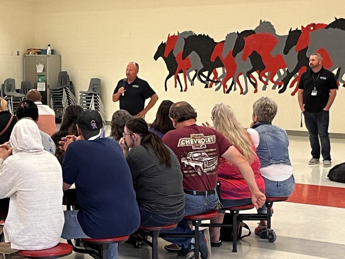 #GoMustangs! hosted <a href="/district51/">Raja Kroto 💎</a> all Custodians Professional Development Day!  Breakfast, Keynotes, breakouts and great learning all day for our education support people that do such a fantastic job keeping our buildings clean and safe for kids! Working together, #WeAreD51!