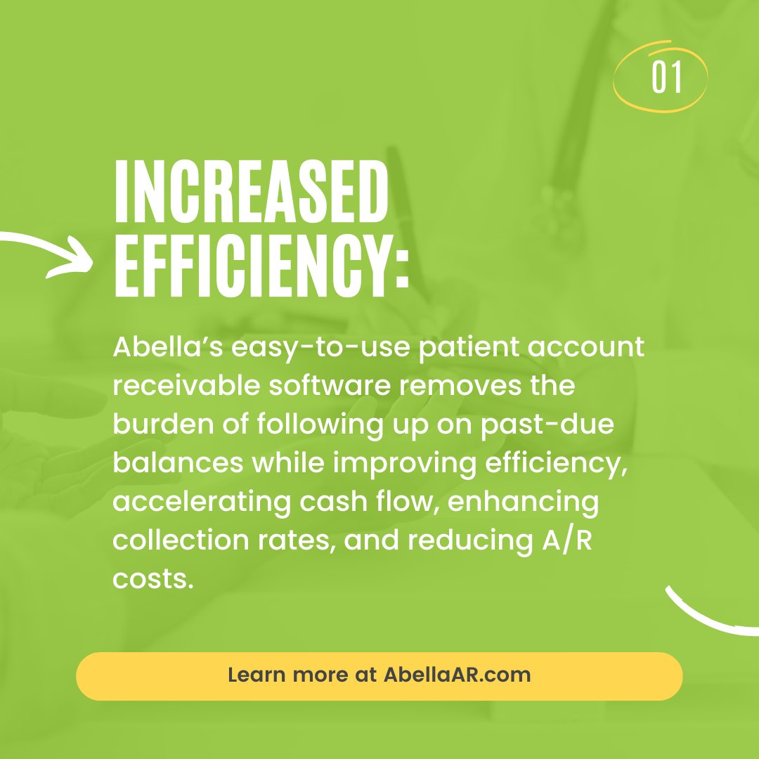 AbellaAR1's tweet photo. With Abella, we're not just streamlining your patient AR collection workflows - we're making a positive impact on your patients' lives. 

Visit https://t.co/nbi8droKGB or our link in bio.

#abellaar #accountsreceivable #dentalsocialmedia #dentalmarketing #carecredit #dentalvibes https://t.co/Rq8q2Z9Kas