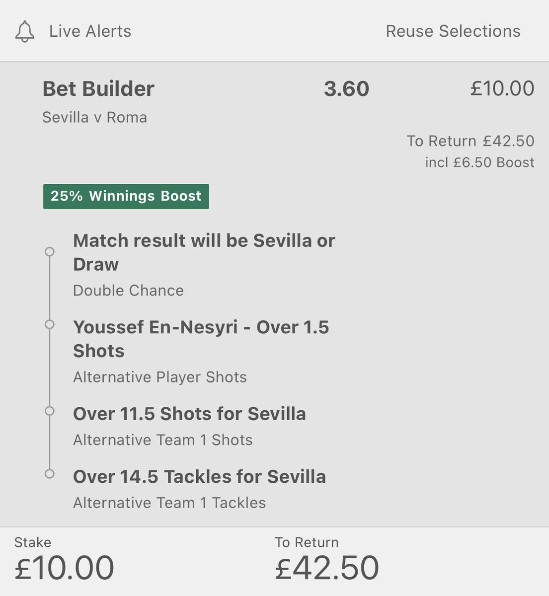 BLBAtips's tweet photo. 💰 £10 returns £42.50
🌎 Sevilla vs Roma

Under Mendilibar

Sevilla have lost 2/15

En-Nesyri averages 3.27 shots per 90 

Sevilla average 14 shots per 90

Sevilla average 17.4 tackles per game

GIVING AWAY THE WINNINGS TO SOMEONE WHO LIKES THIS TWEET! ❤️ https://t.co/GMIkQVuzWA