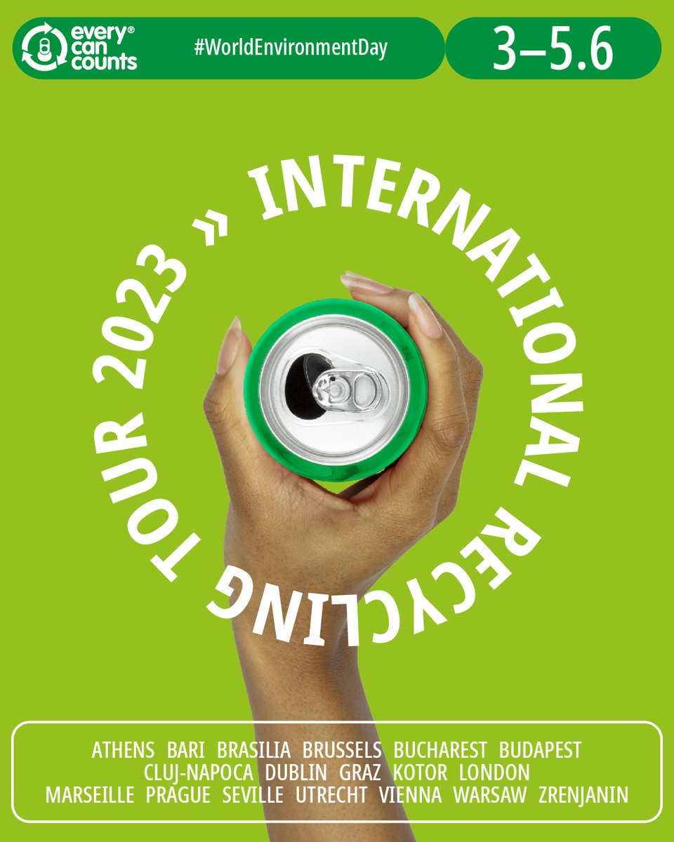 EveryCanCounts's tweet photo. We're heading to @mightyhoopla for this year's #InternationalRecyclingTour! ☀️
We'll have an eye-catching #PixelCan mural on display at the festival as well as a team of passionate recycling ambassadors who will be inspiring people to do the right thing with their empty cans! ♻️ https://t.co/f95XAhFkc2