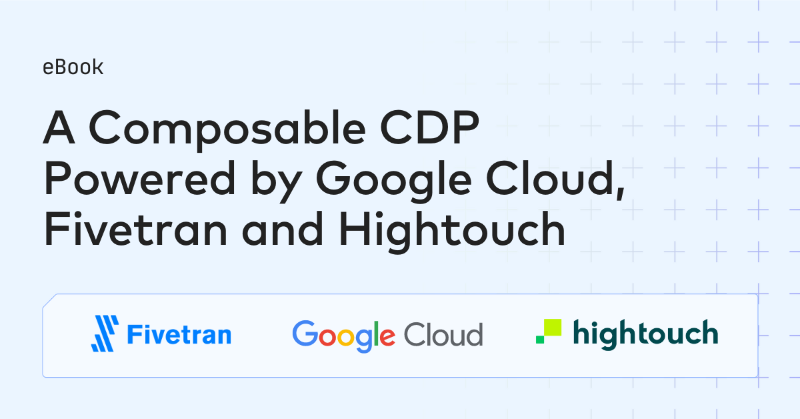 fivetran's tweet photo. Unlock the power of customer data with our new ebook on #ComposableCDPs. Discover how leading companies are leveraging @googlecloud, @HightouchData, and Fivetran to drive personalized experiences. 🔐
Download the ebook here: https://t.co/ch6IRAef5q