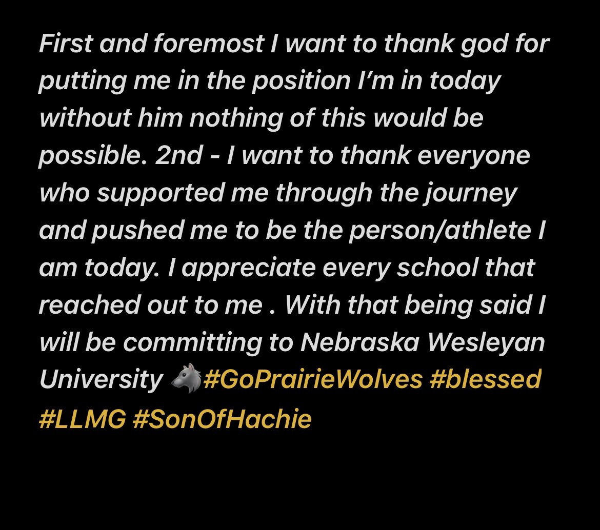 JohnNelms15's tweet photo. #Committed #GoPrairieWolves
@CoachPosateri @Tolleson20 https://t.co/pr0hl7WnwH