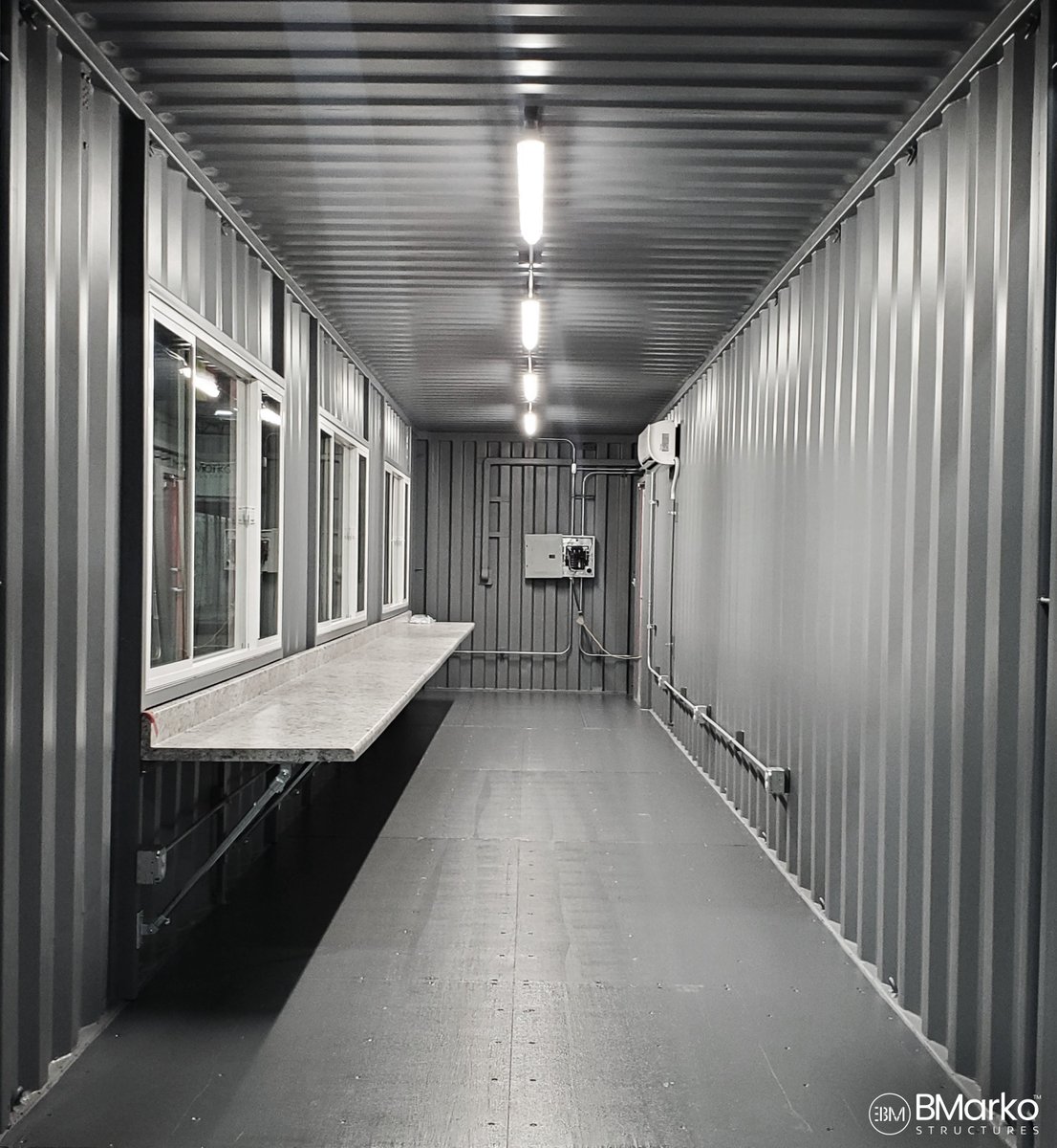Time to unveil  <a href="/LoudounUnitedFC/">Loudoun United Football Club</a>'s Container Press Box, matching their vibrant brand colors! 🔴⚽️

After successfully delivering container locker rooms &amp; a ticket booth in the past, we're honored to continue our partnership as they embrace the power of container architecture.