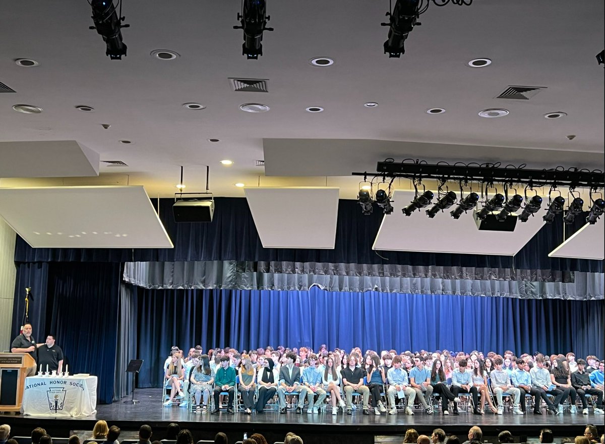 wahooomarket's tweet photo. Mark and John spoke at the National Honor Society Induction ceremony on Tuesday. They were terrific and the audience was really engaged. They received a well-deserved standing ovation. https://t.co/XIn3wAFgp9