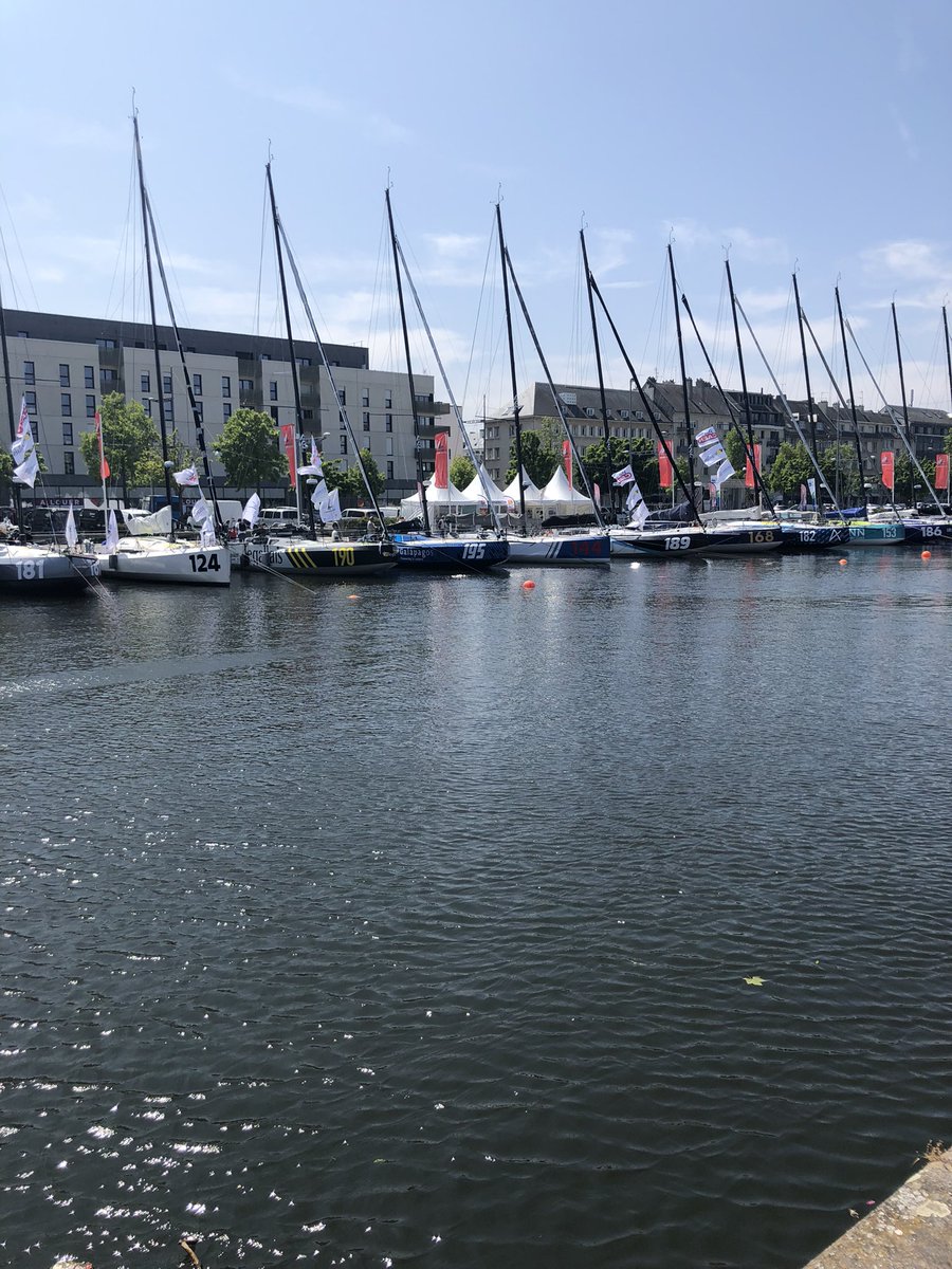 nkemarine's tweet photo. Nous sommes présents pour la visite technique d’avant départ de la @NormandyRace ! 
Merci à @AssoClass40 pour l’accueil https://t.co/XSnU7T0rTW