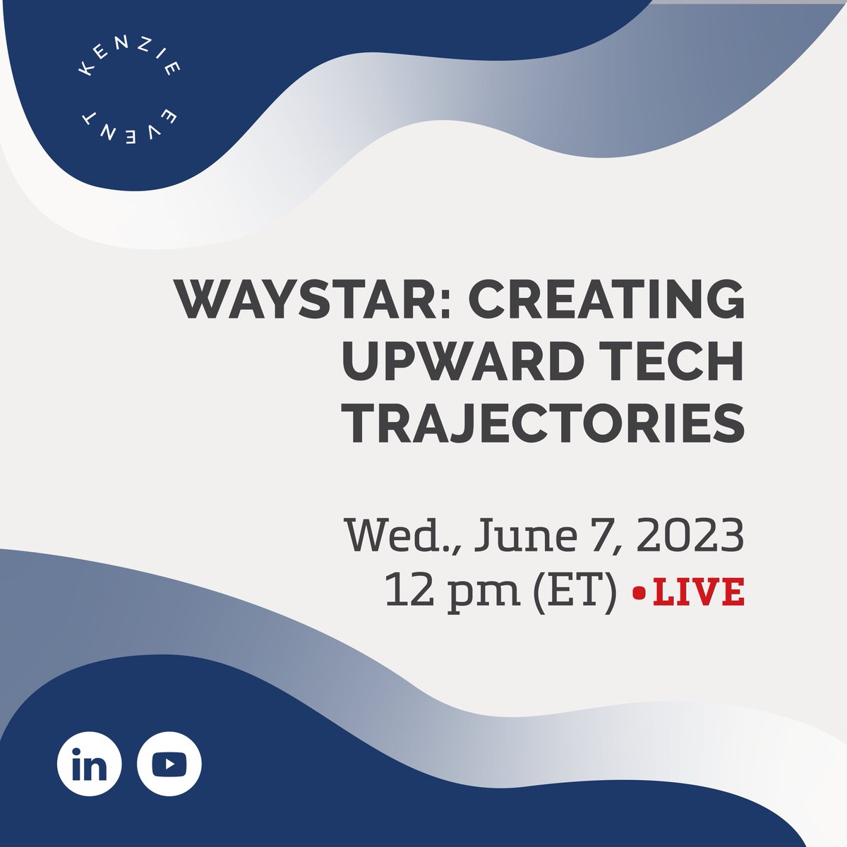 .@Waystar is changing the tech game in healthcare. Join us LIVE on Wed., June 7 at 12 pm (ET) as they share their thoughts on the skills and qualifications that make a good tech professional, and advice for tech hopefuls entering the industry. ▶️ RSVP: bit.ly/3MXHTcX