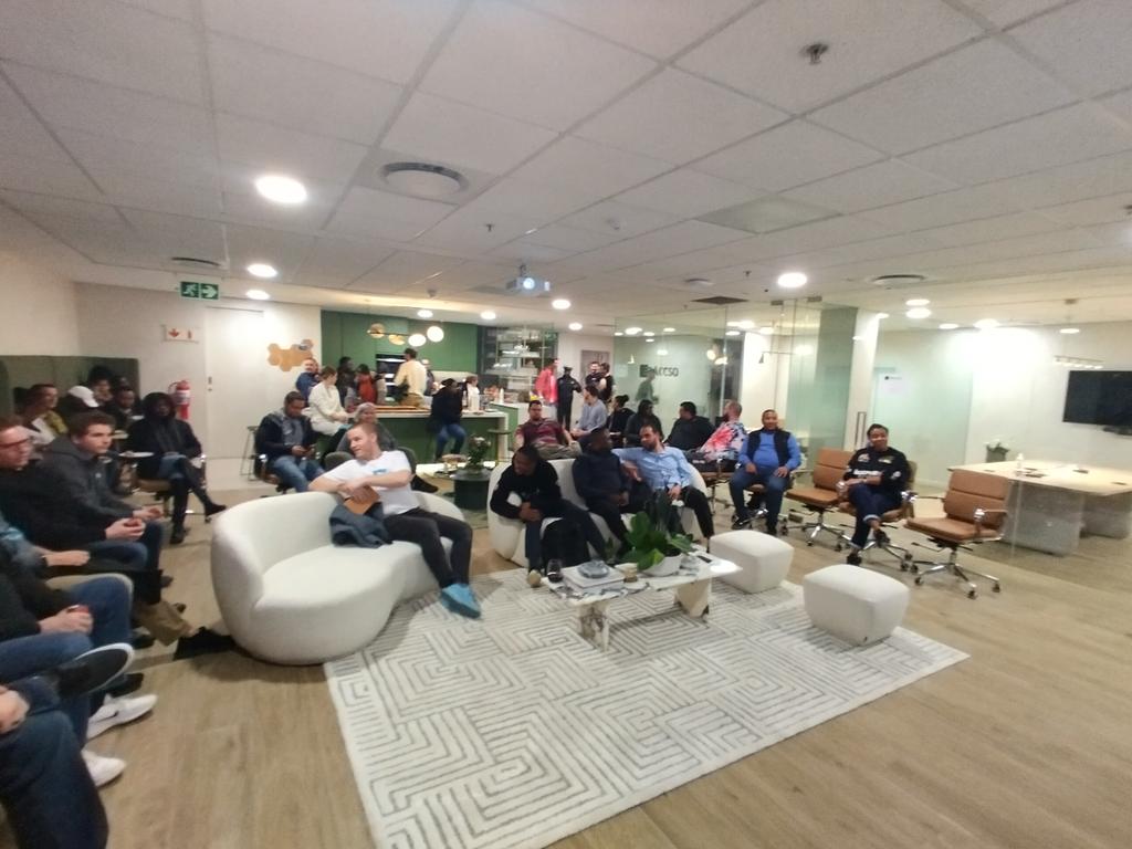 Full house at <a href="/cptmsdug/">Cape Town MS Developer User Group</a> at the @Accso offices tonight #aws
