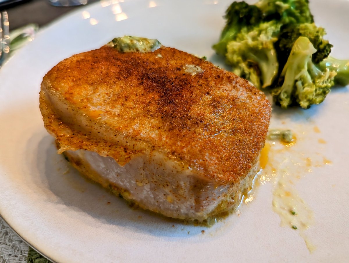 How about a big juicy pork chop?