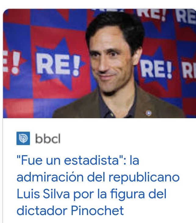 "Estadista" claro... y la vieja Lucía y la Maldonado  "la más dulces e indefensas abuelitas"
A 50 años del golpe militar. 
Negacionismo = Repúblicanos.  Pinochet es dictador, y la crisis económica la pago el pueblo trabajador. Sin contar los millones de crímenes contra los dd.hh