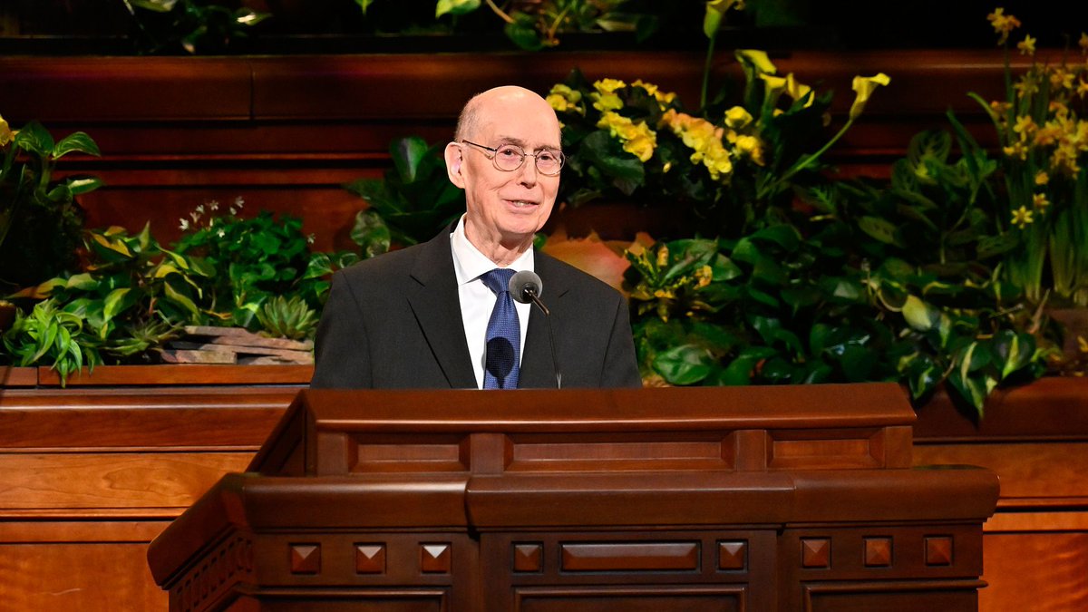 the_churchnews's tweet image. President Henry B. Eyring second counselor in the First Presidency of The Church of Jesus Christ of Latter-day Saints turns 90 years old today. He has served as a general authority since April 1985 and was sustained to the Quorum of the Twelve Apostles on April 1, 1995.

He
