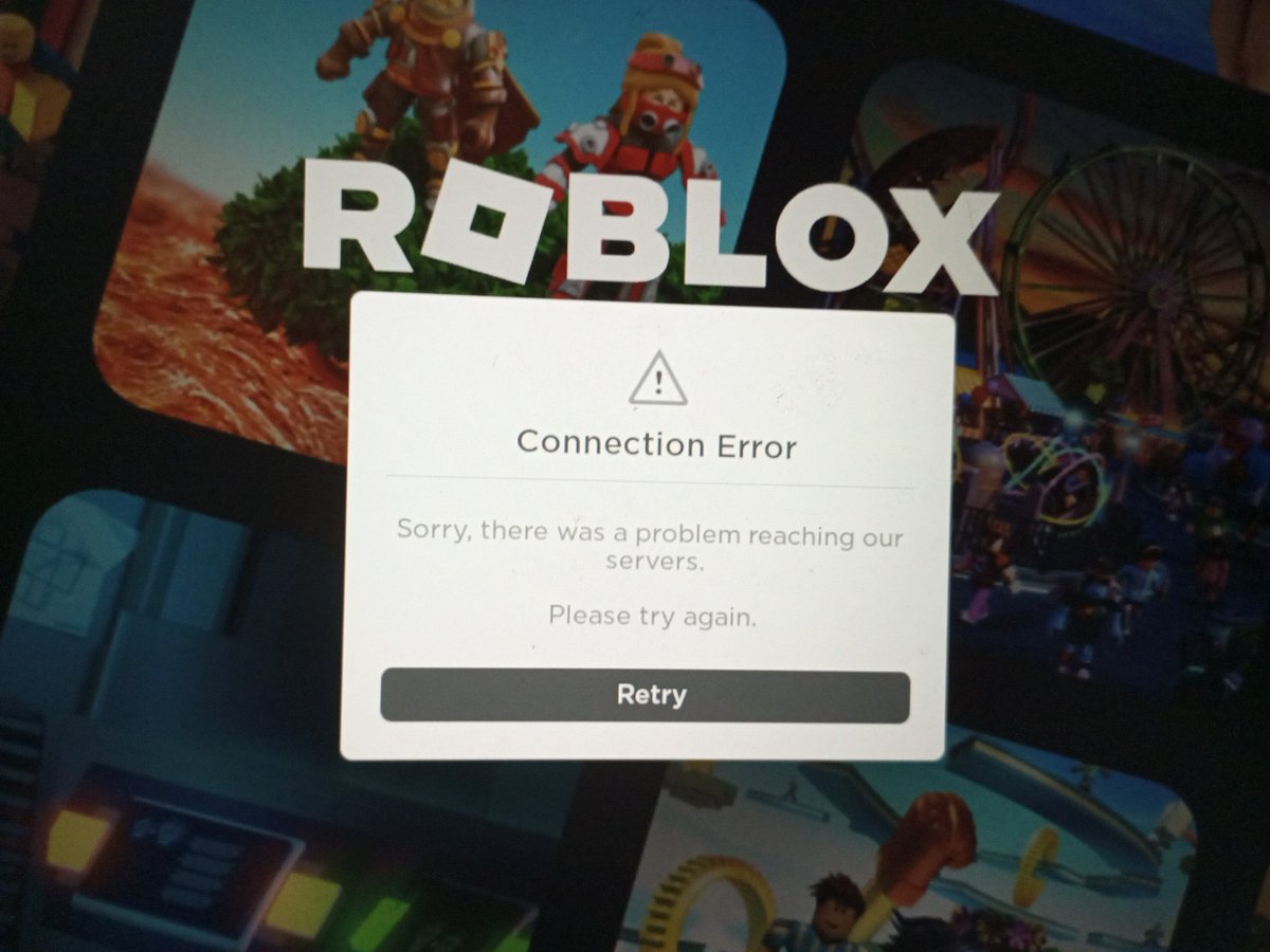 ProStarsyt's tweet image. Roblox is down