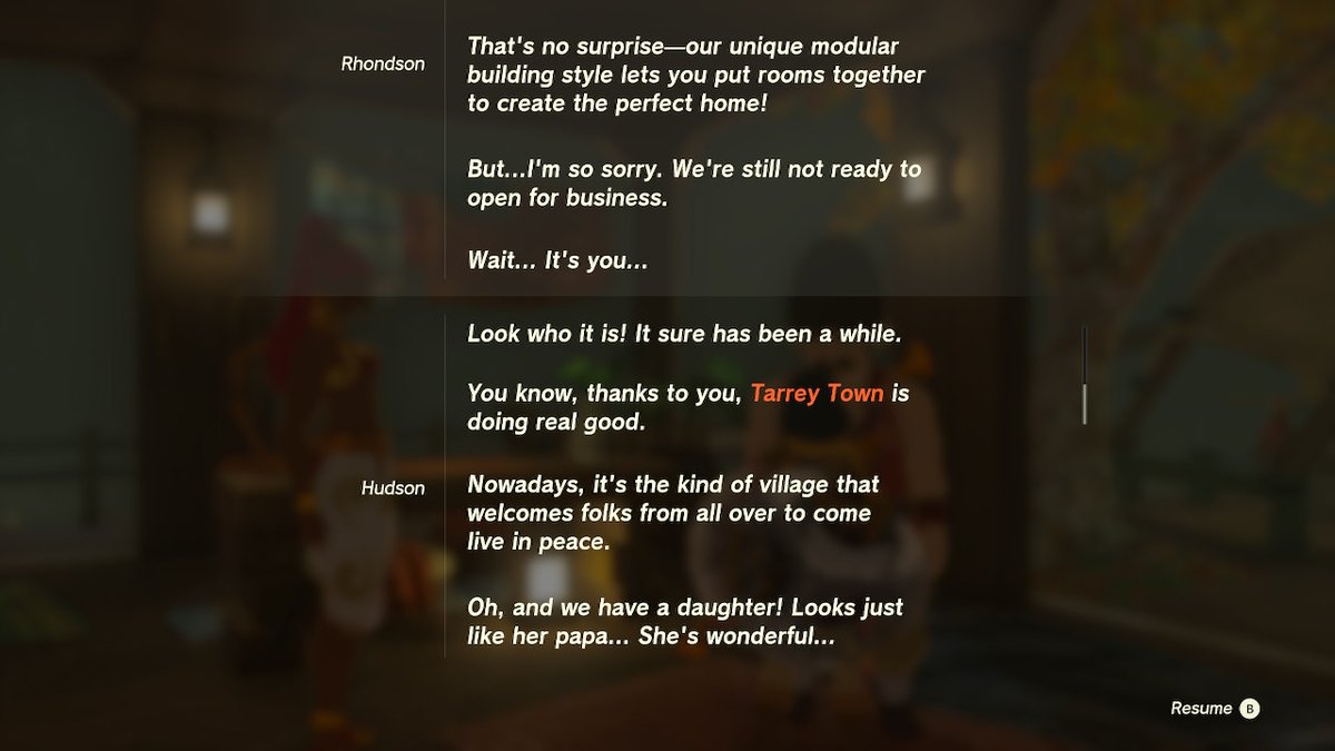 CephaloHeath's tweet photo. Imagine how this sounds to someone who never did the Tarrey Town quest in Breath of the Wild... #TearsOfTheKingdom #Zelda #NintendoSwitch https://t.co/1N9g9GFZrP