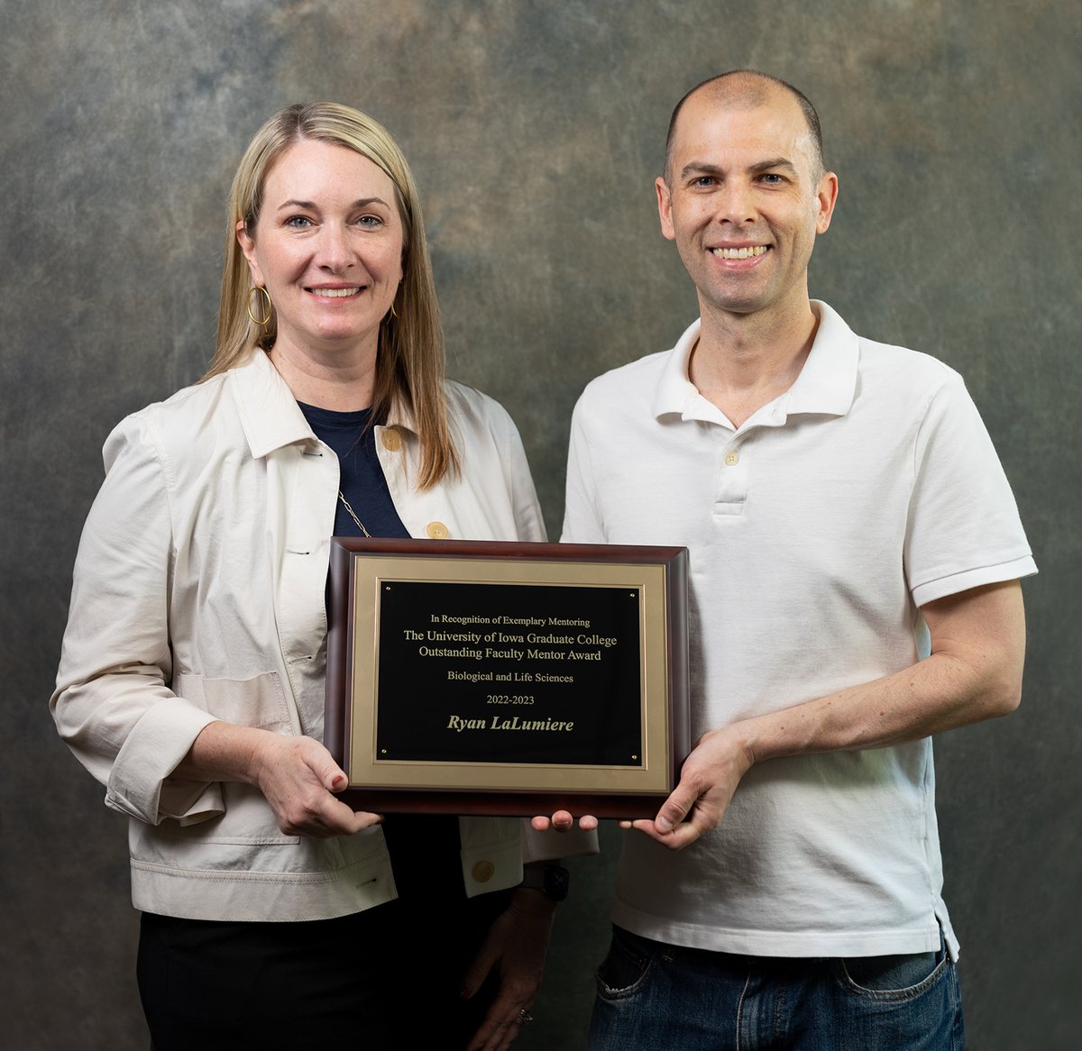 Congratulations to Ryan LaLumiere, PhD, on winning the 2022-2023 Outstanding Faculty Mentor Award! Ryan is an associate professor in Psychological &amp; Brain Sciences. #uiowa