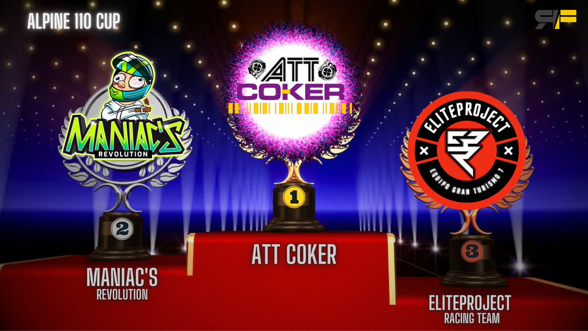 RacingFest's tweet image. Enhorabuena a @ATTCoker por la victoria en la sala plata🏆

Segunda plaza merecidísima para @Maniacs_eSports 🤯

Y el podio es finalizado por @epgamingoficial 💪

Muchas gracias a todos los equipos de la sala plata por confiar en nosotros!💪Nos vemos en poco!!!