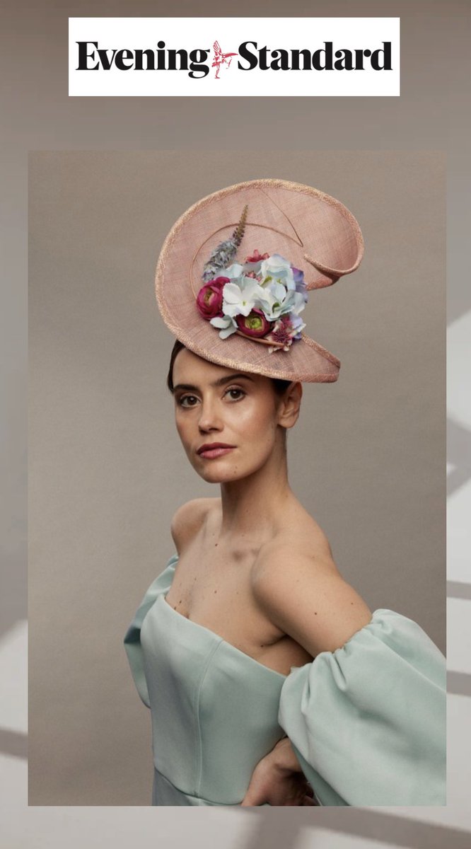 Very excited to be featured in the Evening Standard last week! Thank you to everyone involved. #hats #millinery #ladieshats #royalascot