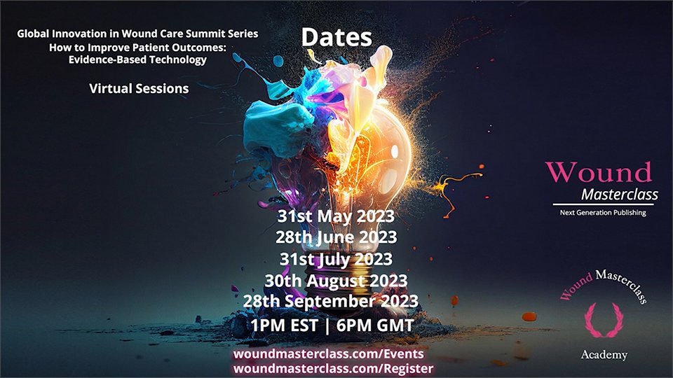 wound_mc's tweet photo. Join us in an hour! 

1PM EST | 6PM GMT

https://t.co/jpBFo41xEX

#woundcare #innovation #woundmasterclass https://t.co/pPHr0490Fm