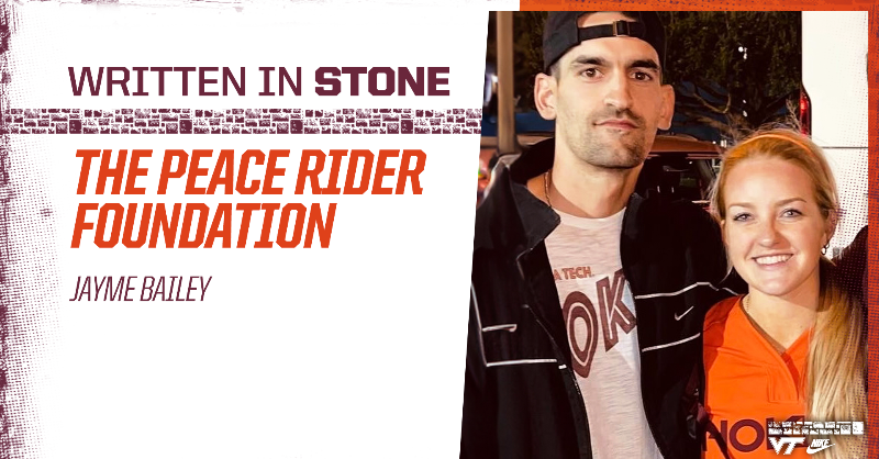 HokiesSoftball's tweet photo. As Motorcycle Safety Awareness Month comes to a close this May, @jaymebailey_ shares her story about her brother Tanner and his impact.