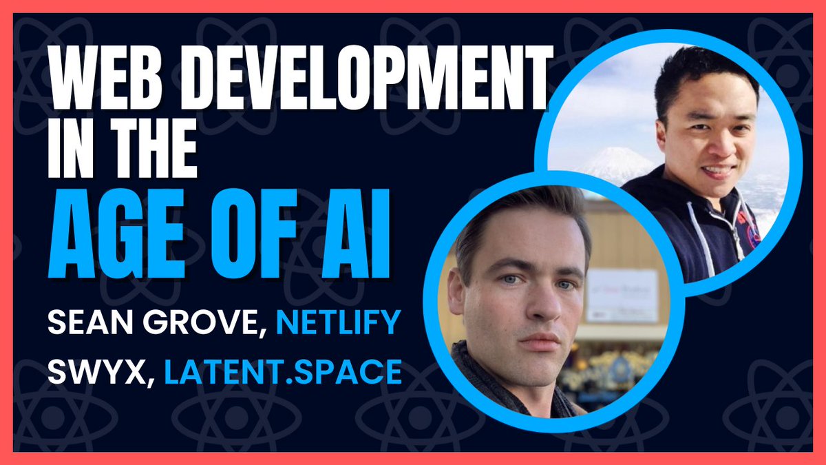 Reactathon (@reactathon) on Twitter photo We're excited to publish <a href="/Benghamine/">Benjamin Dunphy</a>'s fireside on Web Dev in the age of AI with <a href="/swyx/">swyx</a> & <a href="/sgrove/">Sean Grove</a>! This discussion helps to contextualize the current state of AI for the future of software engineering!
Watch the full talk here: youtube.com/watch?v=35nC0A… We're excited to publish <a href="/Benghamine/">Benjamin Dunphy</a>'s fireside on Web Dev in the age of AI with <a href="/swyx/">swyx</a> & <a href="/sgrove/">Sean Grove</a>! This discussion helps to contextualize the current state of AI for the future of software engineering!
Watch the full talk here: youtube.com/watch?v=35nC0A…