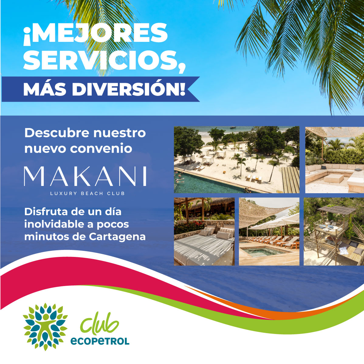 Clubecopetrol's tweet photo. ¡Prepárate para la diversión sin límites! Descubre nuestro nuevo convenio y experimenta un día inolvidable a tan solo unos minutos de Cartagena. ¿Estás listo para vivir momentos inolvidables y disfrutar al máximo?. Mayor información con Paola Álvarez: 3107919973 https://t.co/d30YZahkEU