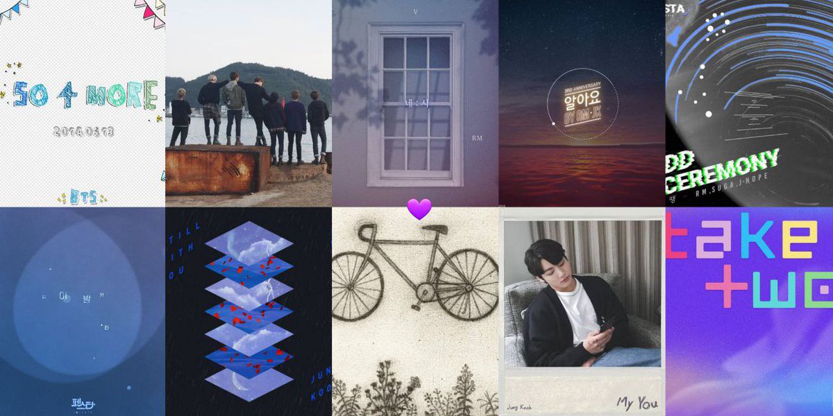 📸 O BTS sempre trazendo incríveis músicas especiais aos ARMYs em cada ano do “BTS FESTA” 🩷🫂

2014 - So 4 More
2015 - We Are Bulletproof pt.1
2016 - I Know
2017 - 4 O'Clock
2018 - Ddaeng
2019 - Tonight
2020 - Still With You
2021 - Bicycle
2022 - My You
2023 - Take two