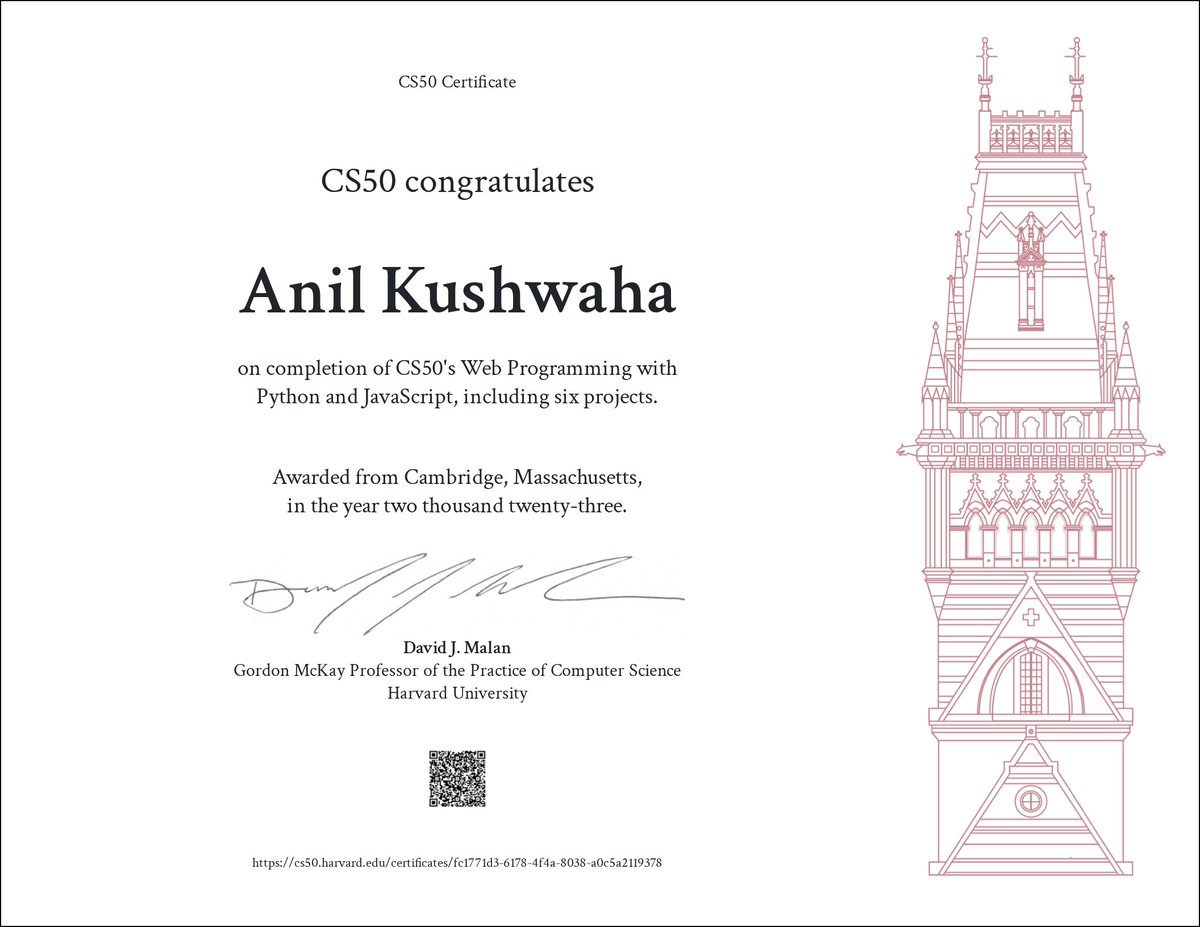 It's my hattrick now and my experience on all of them is aristocratic. 
Thank You Professor <a href="/davidjmalan/">David J. Malan</a> and <a href="/cs50/">CS50</a> Team.

Watchout my all 3 final Projects:

youtu.be/E42SBlxZNv4

youtu.be/KNHVH1sLXY0

youtu.be/D5AZeT0Gvaw