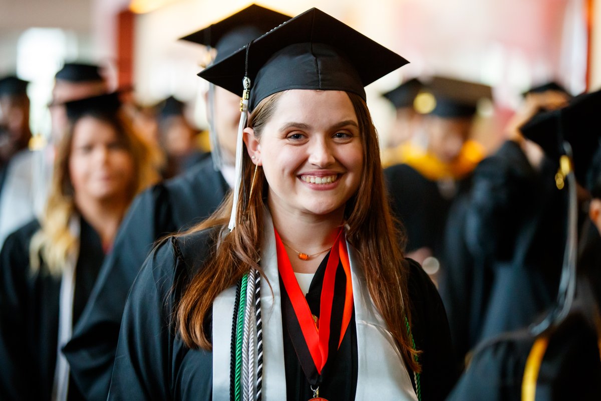 Governors_State's tweet photo. It's time for the next adventure. Signing off as the Social Media Coordinator, Lorraine Selucky ๐๐งก #GovState #GovStateGrad https://t.co/Qzs5vnSHAI