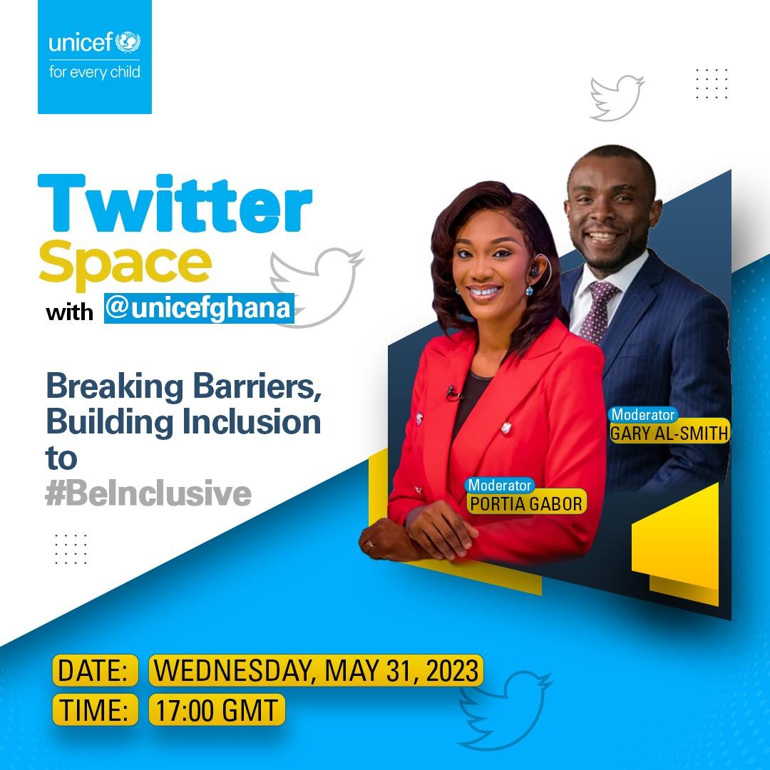 Do you want to know more about @_Deafcantalk? 
Join the live conversation as we are been hosted by @UNICEFGhana at exactly 17:00 GMT tonight
 #BeInclusive