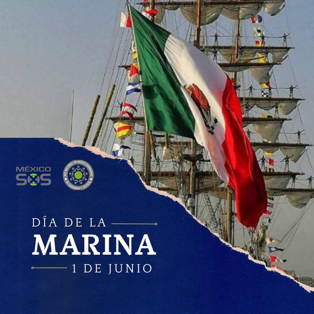 Hoy 1 de junio en México es el #DíaDeLaMarina Nuestro reconocimiento a su labor @SEMAR_mx