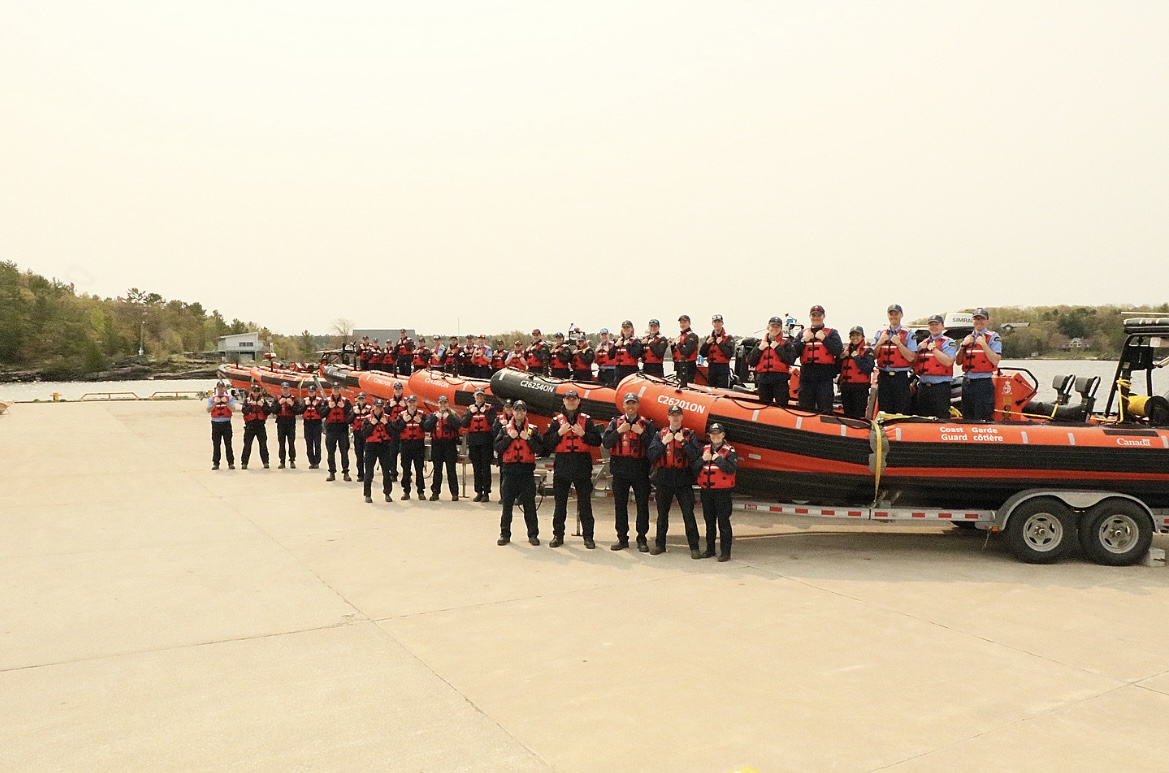 JRCCTrentCCCOS's tweet photo. Check out some photos of @CoastGuardCan Inshore Rescue Boat students training this month in Parry Sound, Ont., for their upcoming season. Crews have completed their on-water and in-class training, and are ready to respond to search and rescue calls across the #GreatLakes. https://t.co/TNaPrNMdsv