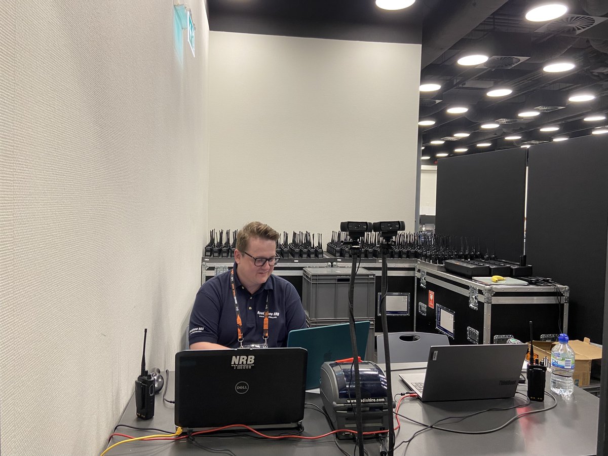 RoadphoneNRB's tweet photo. ⚽ It's Europa League Final time! Rob and Alex are on-site in #Budapest for tonight's Seville vs Rome match, with a @MotoSolutions Capacity Max network, #WAVEPTX integration and over 400 radios. Enjoy the match! #football #UELFinal #eventprofs #twowayradio #motorolasolutions https://t.co/8P3frD4bIQ