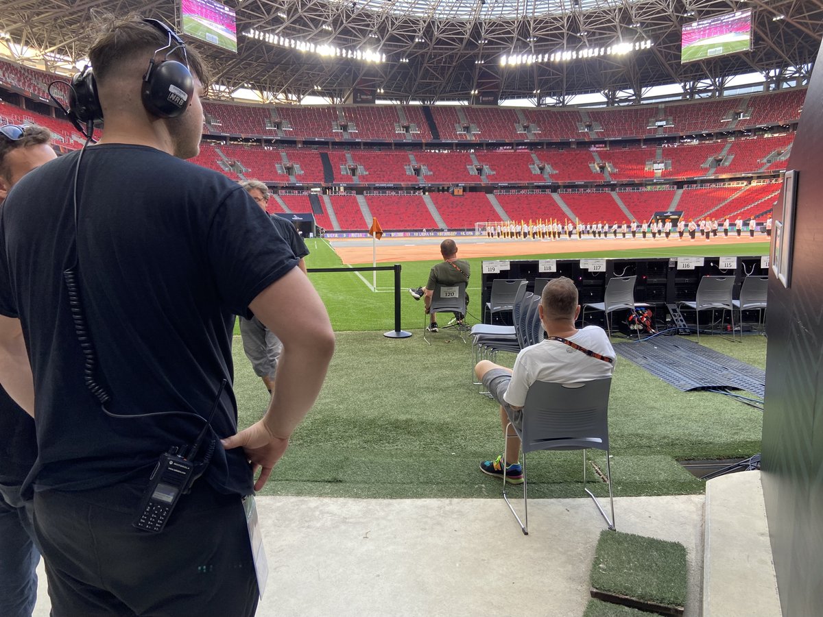 RoadphoneNRB's tweet photo. ⚽ It's Europa League Final time! Rob and Alex are on-site in #Budapest for tonight's Seville vs Rome match, with a @MotoSolutions Capacity Max network, #WAVEPTX integration and over 400 radios. Enjoy the match! #football #UELFinal #eventprofs #twowayradio #motorolasolutions https://t.co/8P3frD4bIQ