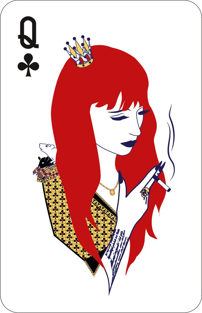 now  L I S T E D  on #objktcom 💃🍾👑

     ♣︎ Queen of Clubs ♣︎ Ecce Homo ♣︎
               2/10 for 4 #XTZ 

Get your high resolution card via @darkblockio

🔗+🔗🔻 #tezosart #NewDrop #pokercard #tezos