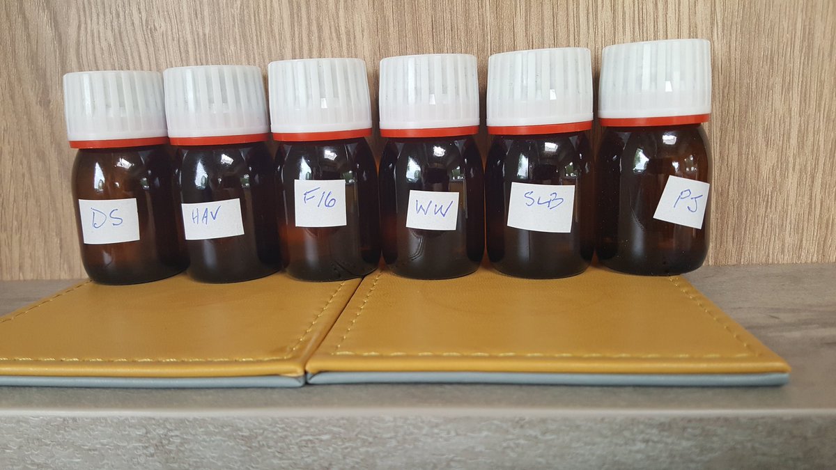 So it's drams in the van for the next couple of days. These are from the last BWC. (Bilston Whisky Club), if your not in the know. Fantastic little club founded by <a href="/BertSmedley/">🇺🇦Bert Smedley🇺🇦</a> meeting at the awesome <a href="/CafeBilston/">Cafe Metro Bilston</a> 
6 drams for £15, what's not to like.