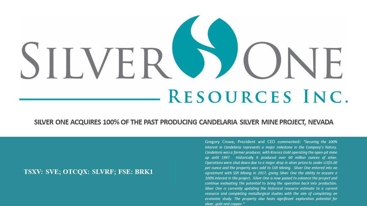 Silver One Resources tweet media